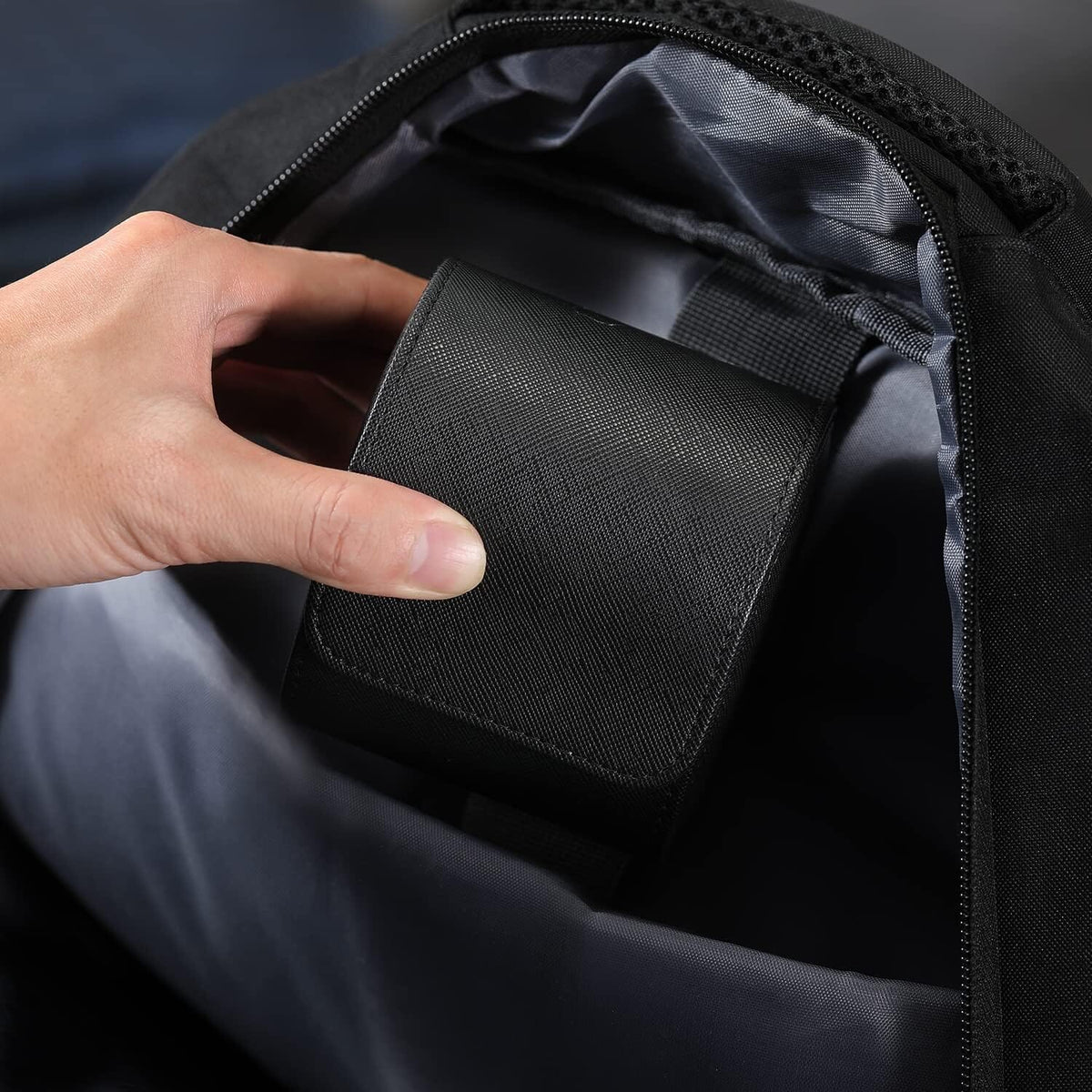 1-Watch Vegan Leather Travel Roll - dimensions and specifications