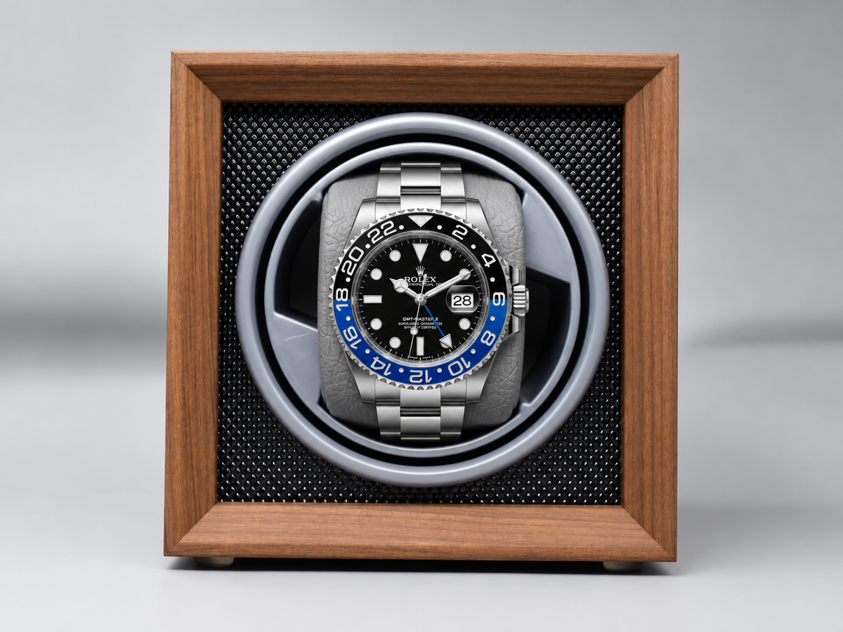 Single Automatic Watch Winder - 5 Rotation Modes - product view