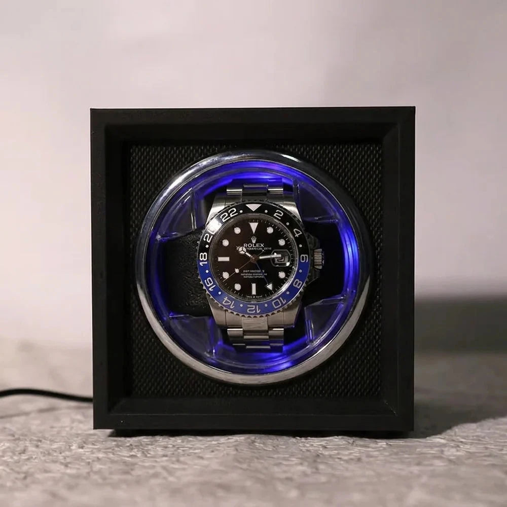 Single Automatic Watch Winder - 5 Rotation Modes - lifestyle view