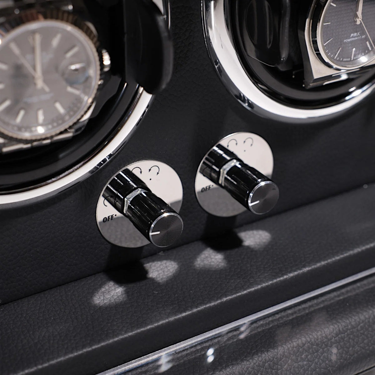 4-Watch Automatic Winder - Grained Vegan Leather - lifestyle view
