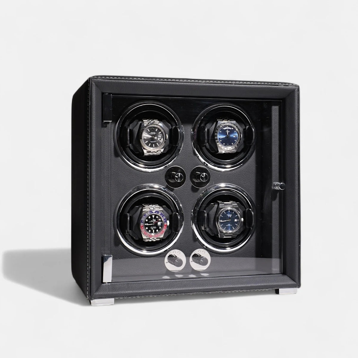 4-Watch Automatic Winder - Grained Vegan Leather - lifestyle view