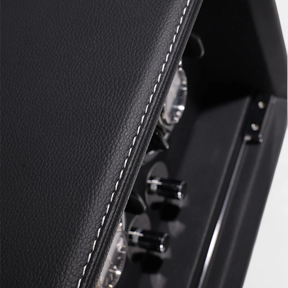 Dual Automatic Watch Winder - Vegan Leather & LED - operation detail